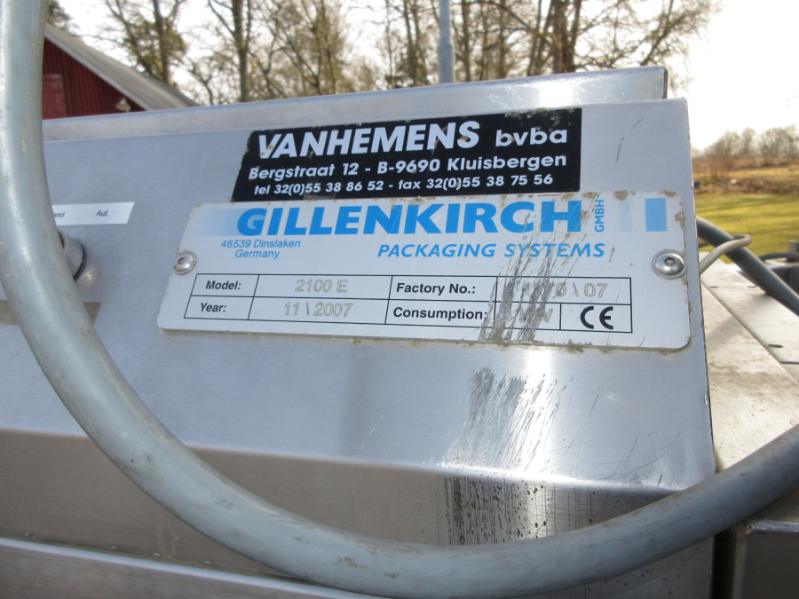 6116 Gillenkirch 2100 E horizontal packing machine