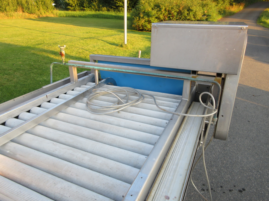 6176 PPM roller inspection table stainless steel