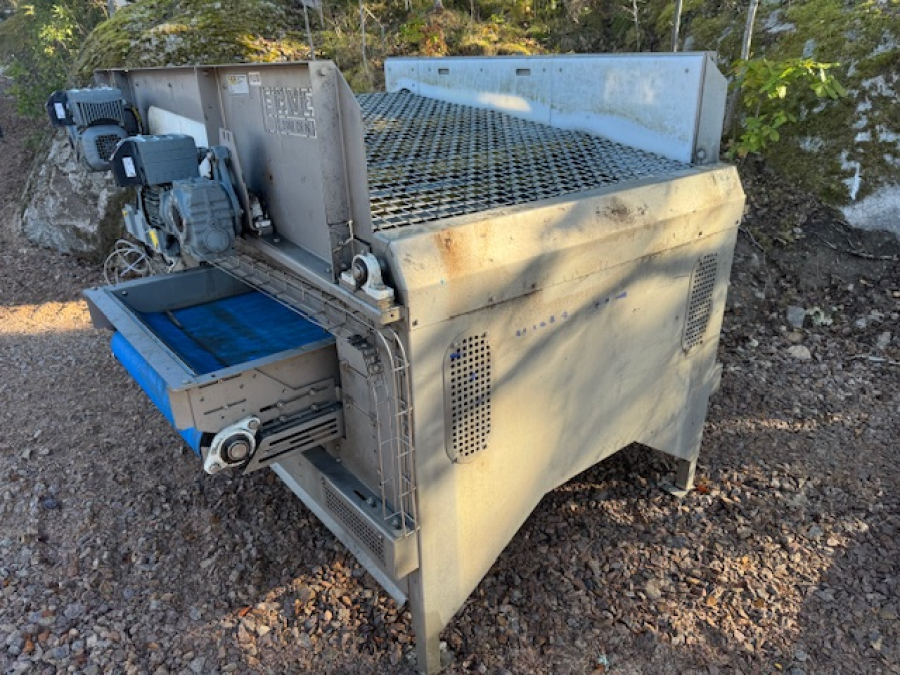 6196 EMVE screen grader webgrader 1200 mm Stainless steel