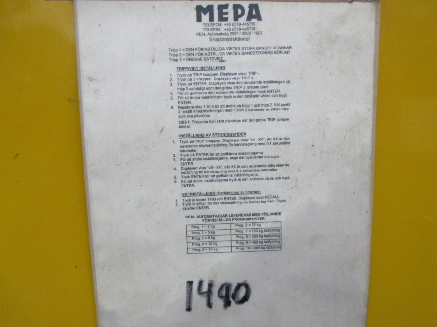 6199 Tong Peal 2507 vågautomat