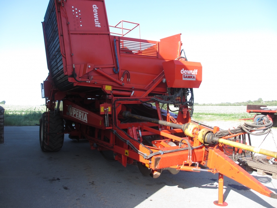 3636 Dewulf RDT superia 2 rad potatisupptagare med tank