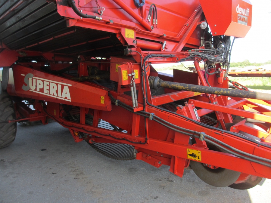 3636 Dewulf RDT superia 2 rad potatisupptagare med tank