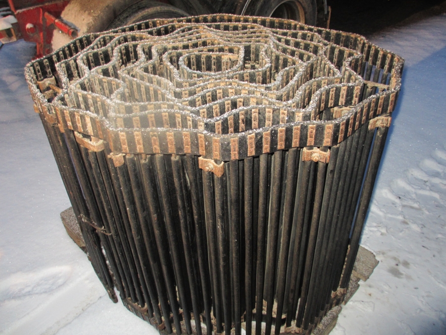 3754 Amac webs for 2 row elevator harvester
