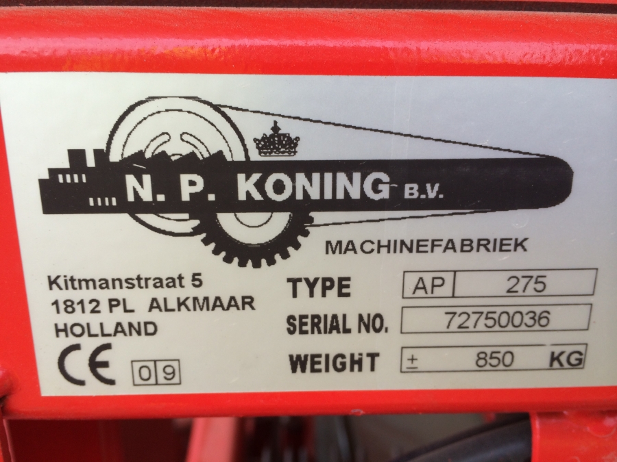 3812 Koningsplanter potatissättare AP275
