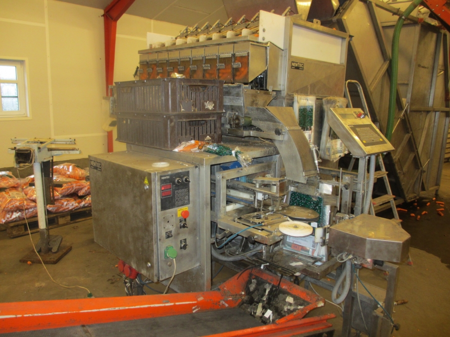 3844 Newtec 2009G Waage für Möhren / Kartoffeln