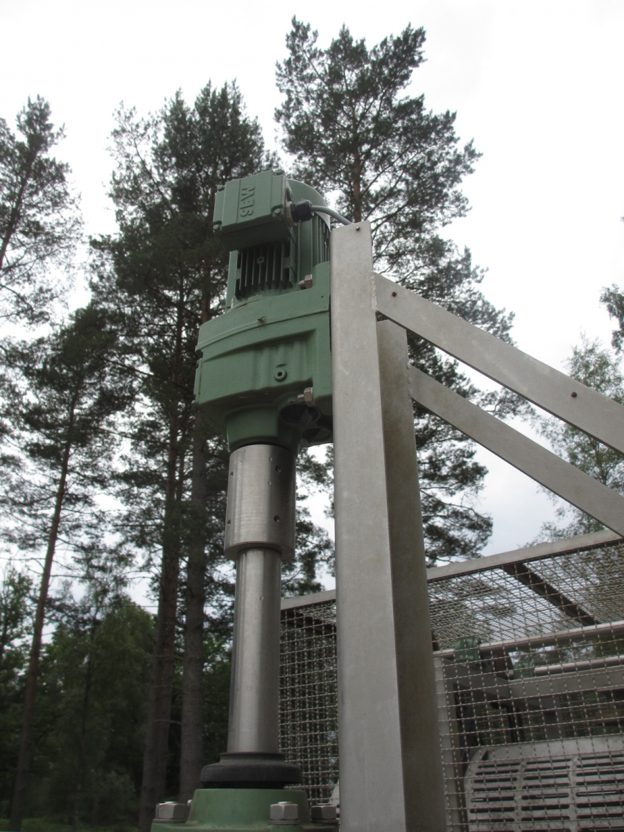 3849 EMVE stenfrånskiljare Rostfri 1400 mm diameter