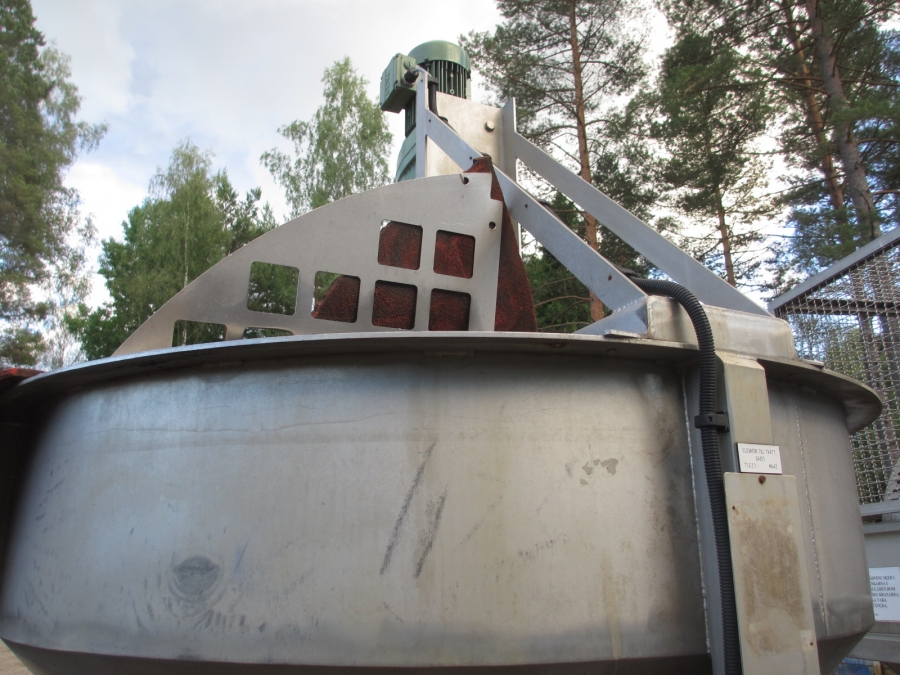 3849 EMVE stenfrånskiljare Rostfri 1400 mm diameter