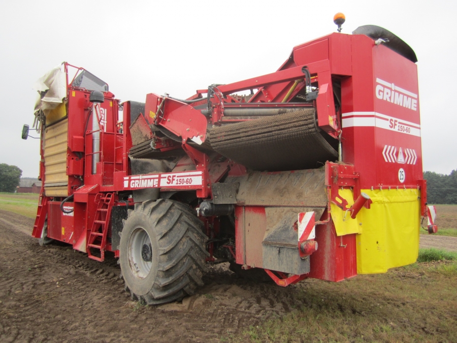 3862 Grimme SF150-60 UB XXL 2 Reihe Kartoffelroder mit Bunker 