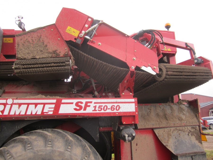 3862 Grimme SF150-60 UB XXL 2 Reihe Kartoffelroder mit Bunker 