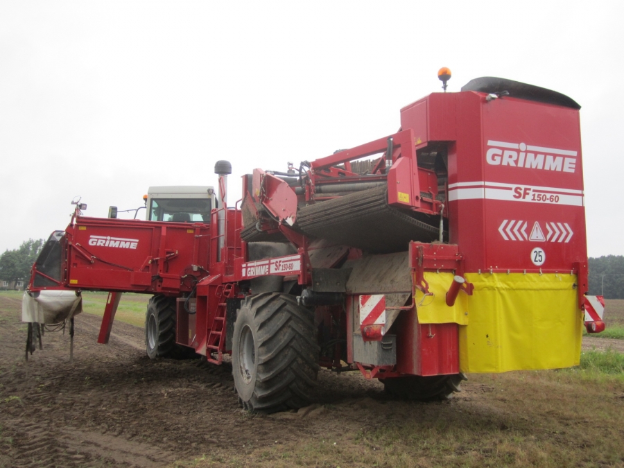 3862 Grimme SF150-60 UB XXL 2 Reihe Kartoffelroder mit Bunker 