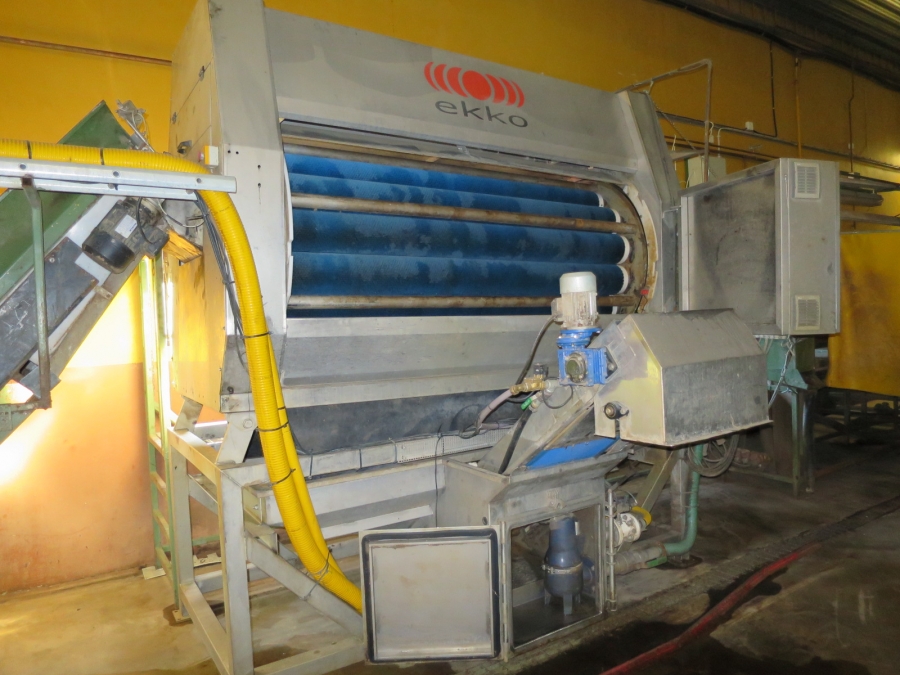 3870 EKKO Polierer 2,2 m Bürsten mit Wassen recirkulation