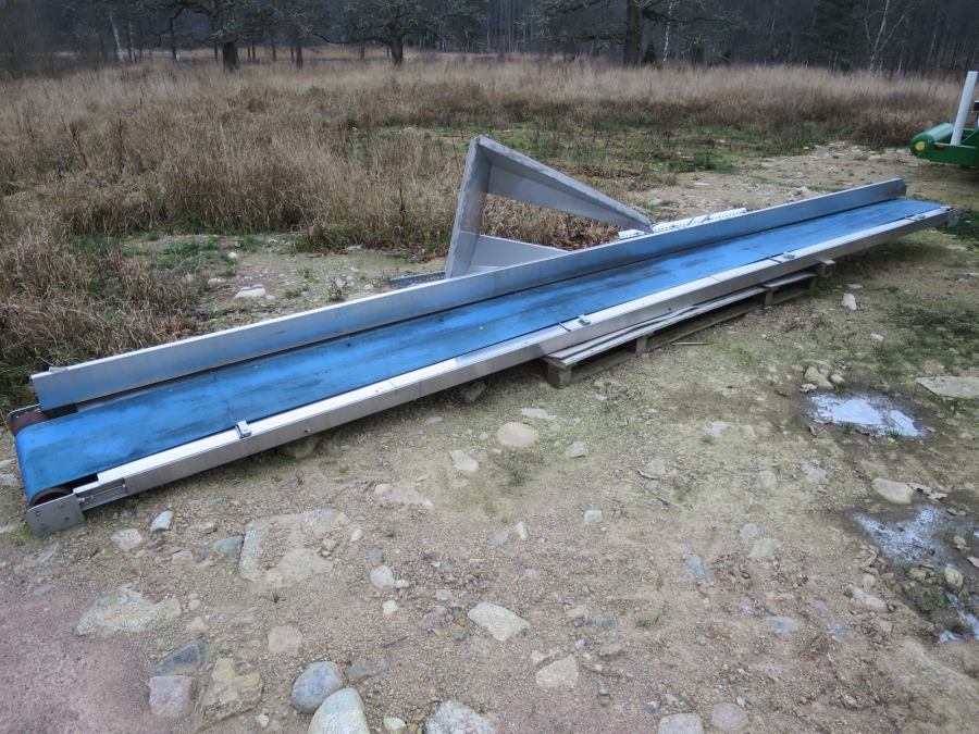 3927 Plantransportör rostfri 6250x350 mm