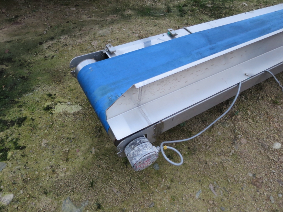 3927 Plantransportör rostfri 6250x350 mm