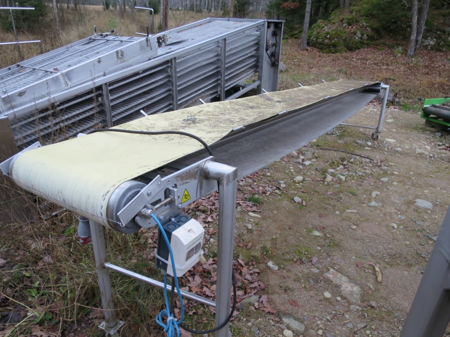 3933 Conveyor stainless steel 4900x450 mm