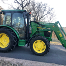 5619 John Deere 5075E tractor for export with front loader