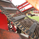 5741 Simon carrot harvester 1 row with bunker