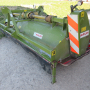 5853 Baselier haulm topper 4 row with low press tires