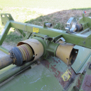 5853 Baselier haulm topper 4 row with low press tires