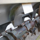 5853 Baselier haulm topper 4 row with low press tires