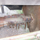 5853 Baselier haulm topper 4 row with low press tires