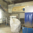 6292 Tong potato washing line with destoner and polisher Stainless steel