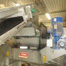 6292 Tong potato washing line with destoner and polisher Stainless steel