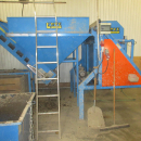 6292 Tong potato washing line with destoner and polisher Stainless steel