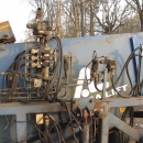 3766 Asa-lift T-10B carrot harvester mounted with bunker