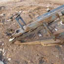 3766 Asa-lift T-10B carrot harvester mounted with bunker