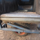 3766 Asa-lift T-10B carrot harvester mounted with bunker