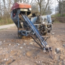3766 Asa-lift T-10B carrot harvester mounted with bunker