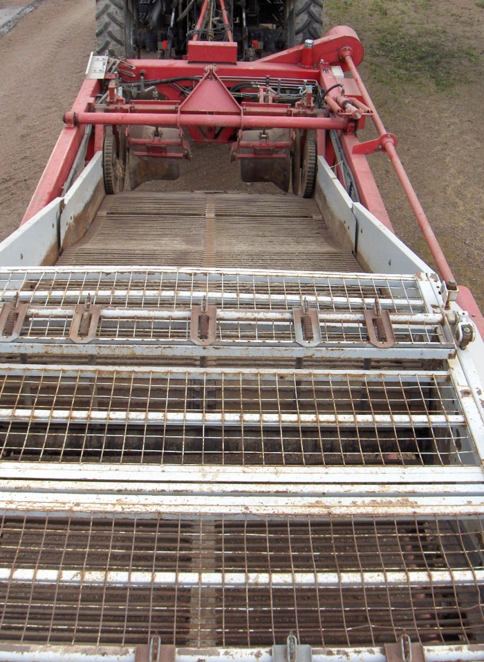 3044 REEKIE potato harvester 2 row with elevator