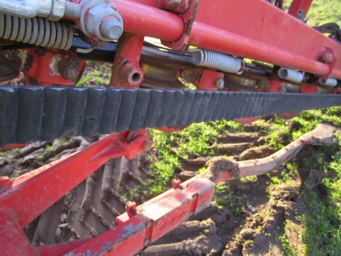 3352 Simon carrot harvester 1 row with bunker