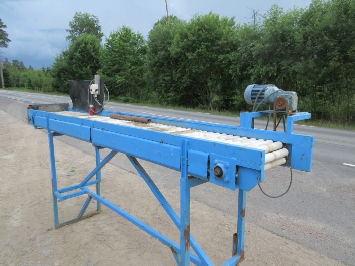 5621 EMVE roller inspection table 3400x500 mm
