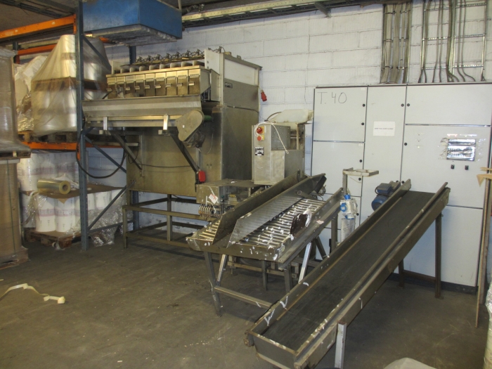 3542 Newtec 2009G computer multi head weigher for carrots