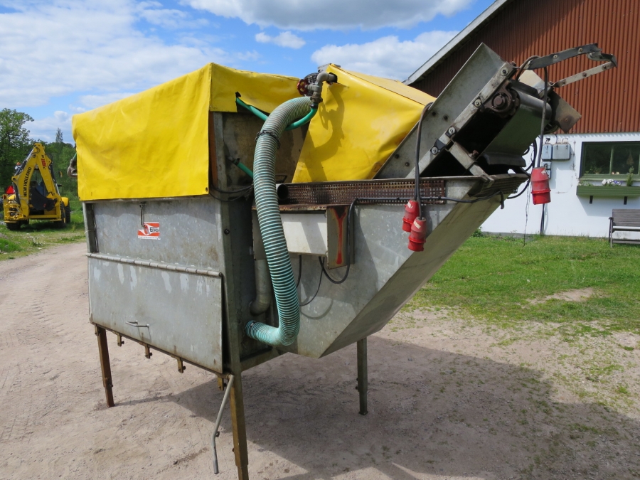 4115 EKKO potato washing machine 1,5 m drum