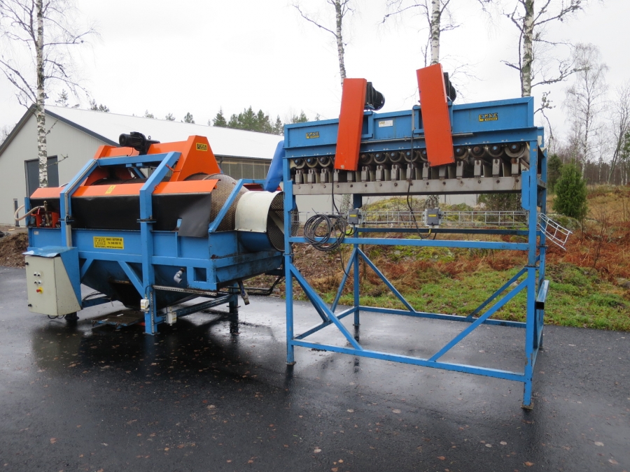 4190 EMVE felt drier table 15 roller 1,5 m wide