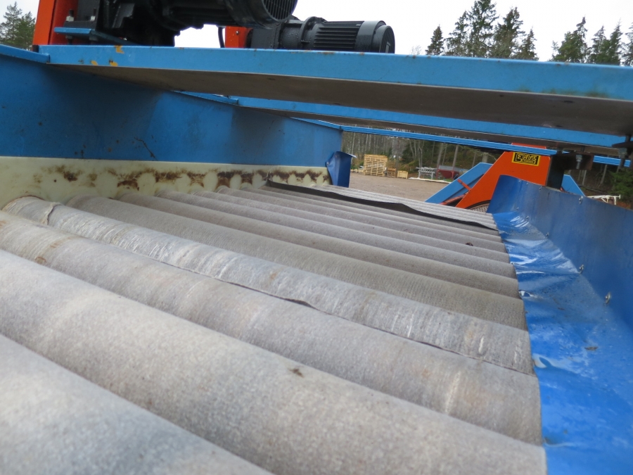 4190 EMVE felt drier table 15 roller 1,5 m wide