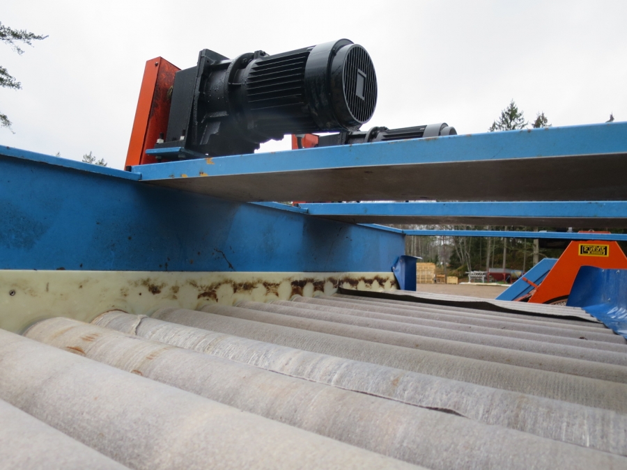 4190 EMVE felt drier table 15 roller 1,5 m wide