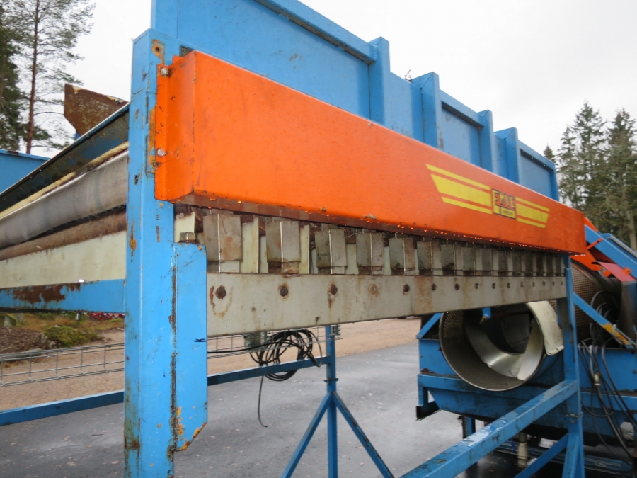 4190 EMVE felt drier table 15 roller 1,5 m wide