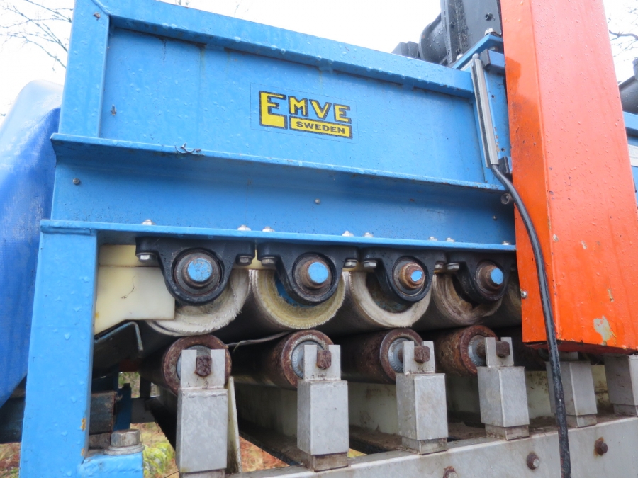 4190 EMVE felt drier table 15 roller 1,5 m wide