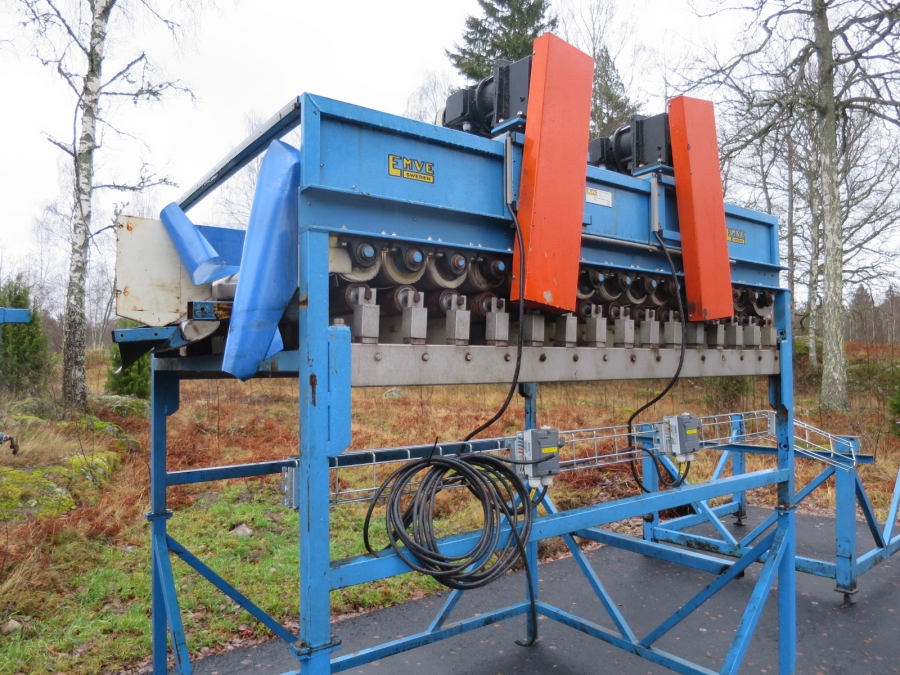 4190 EMVE felt drier table 15 roller 1,5 m wide