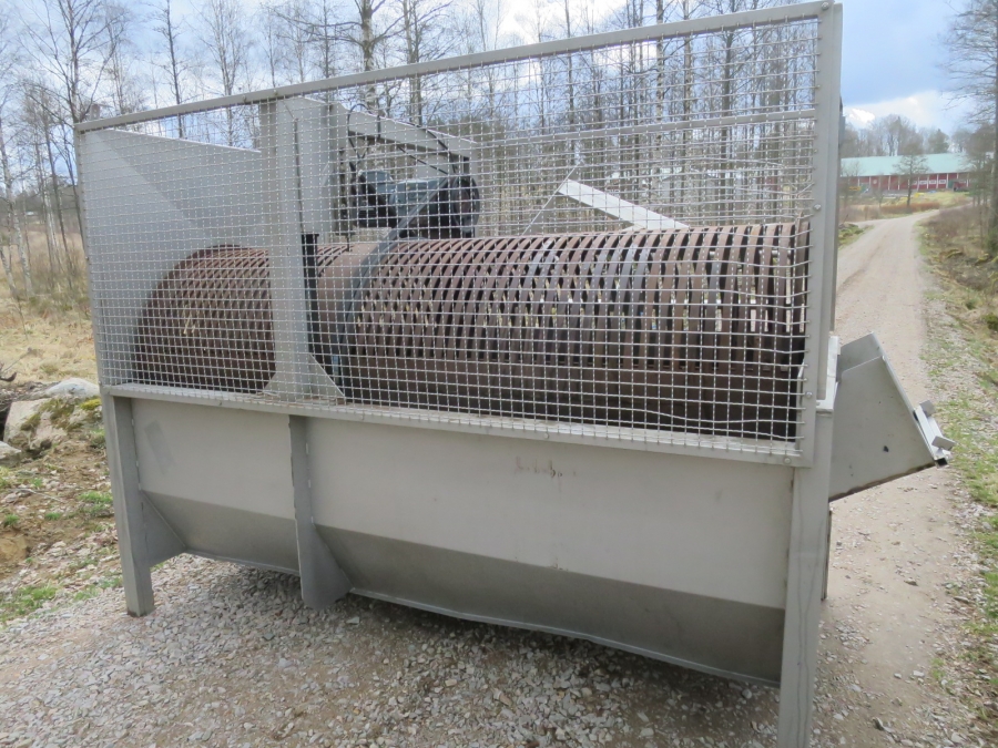 4342 Limas potato washing barrell 2500 mm stainless steel