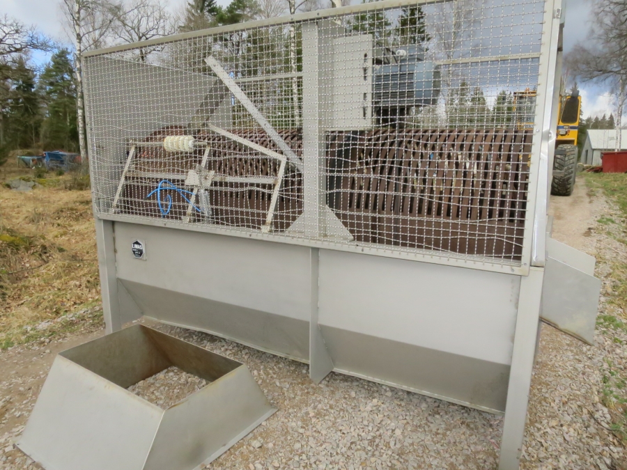 4342 Limas potato washing barrell 2500 mm stainless steel