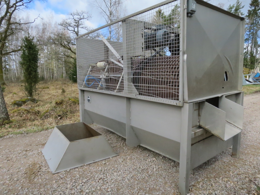 4342 Limas potato washing barrell 2500 mm stainless steel