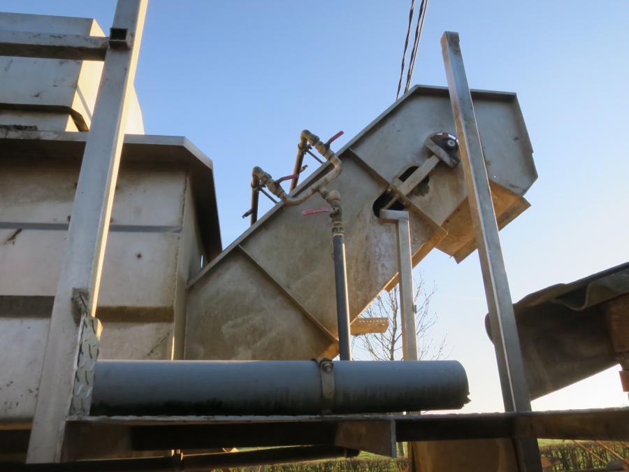 4581 Spinnekop potato washer in stainless steel