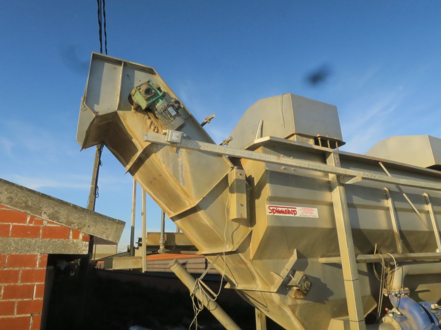 4581 Spinnekop potato washer in stainless steel