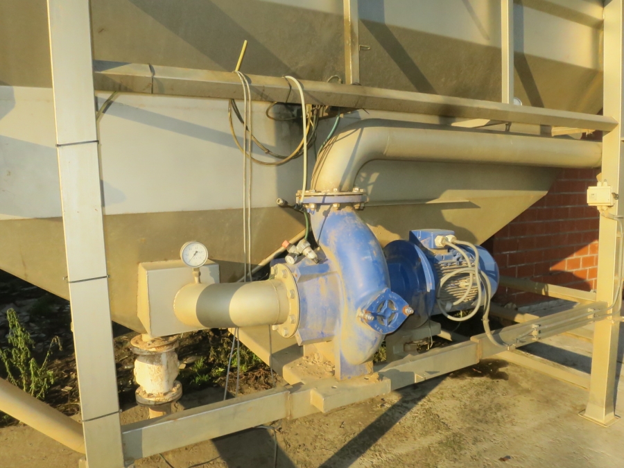 4581 Spinnekop potato washer in stainless steel