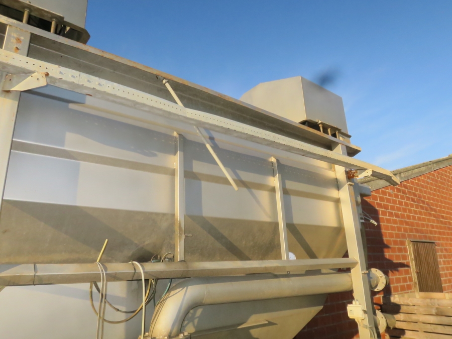 4581 Spinnekop potato washer in stainless steel