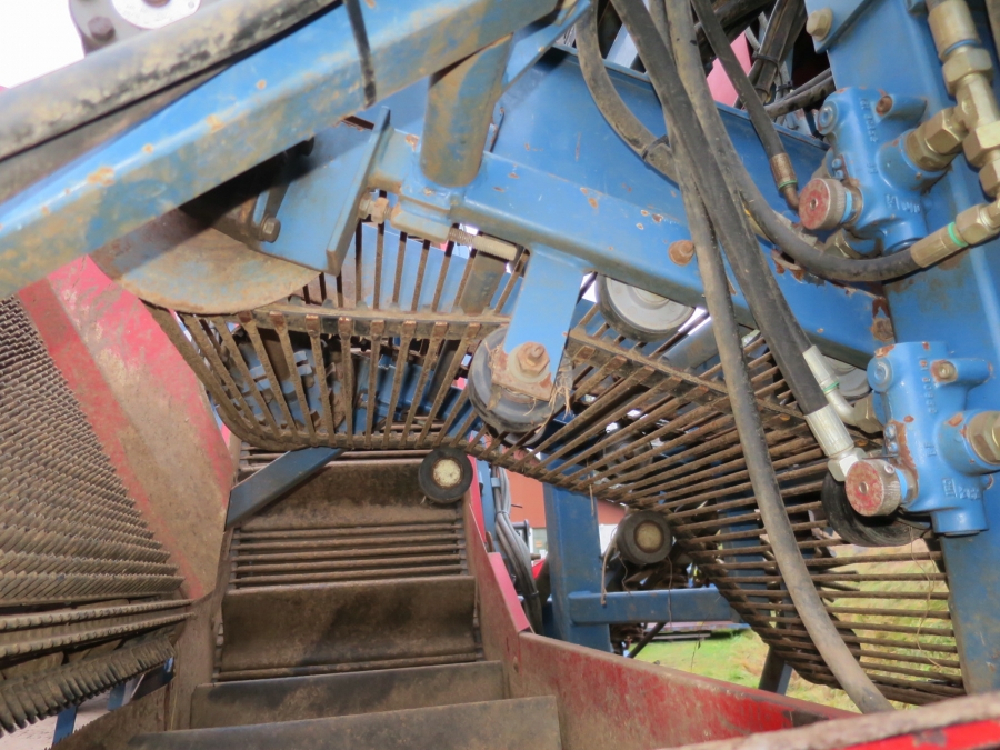 4904 Asa-Lift T-140B carrot harvester with 4 ton Bunker